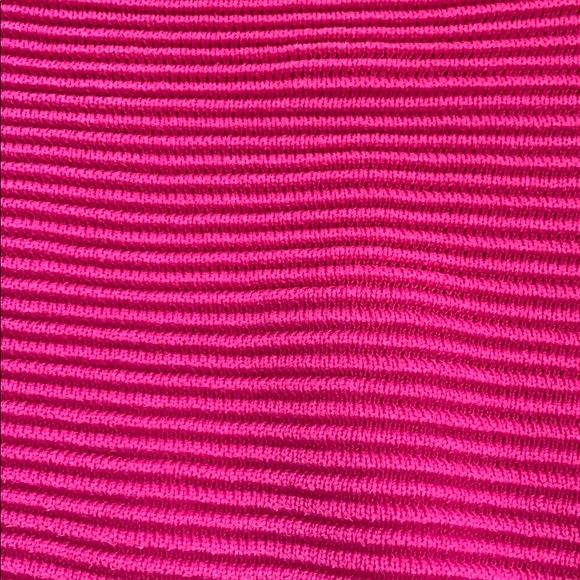 French Connection Hot Pink Mozart MockNeck Sweater - Picture 2 of 4